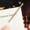 Rhinestone hair clip for women, sparkling crystal bobby pin, stylish hair accessory for girls. - Straight Inlaid Rhinestone Style (13#) / Gold Rhinestone