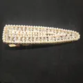 Pearl Hair Clip Rhinestone Duckbill Clip Sweet Korean Style Hair Accessory For Women - Small Beads Full Pearl Rhinestone