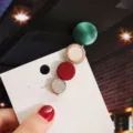 Korean style colorful circular hair clip sweet candy color hair accessory for women bangs side pin - Individual Packaging / Dark Green and Dark Red