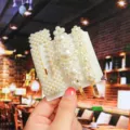 Elegant pearl hair clip set for women, chic artificial pearl hairpin accessories for daily wear. - 3-Piece Set E (S27) / Individual Packaging / Gold