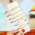 Korean style pearl hair clips set elegant metal hairpins for women and girls styling - 6-Piece Set C (S27)