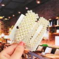 Elegant pearl hair clip set for women, gorgeous geometric design hair accessories for daily style. - 2-Piece Set D