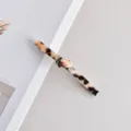 Elegant tortoiseshell acetate hair clip with chic knot design. Premium daily hair accessory. - Tortoiseshell Long Knotted Hair Clip (1#)