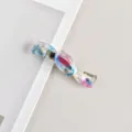 Stylish colorful acetate hair clip sweet style candy shape spring barrette for women. - Open Smile Spring Clip (7#)
