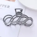 Geometric metal hair claw clip for women, stylish vintage hairpin hair accessories. - Geometric Hollow Streamlined Style (50#)