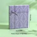 Elegante scatola regalo viola con nastro, perfetta per confezionare gioielli e regali speciali. - Stile Scatola Regalo Viola (MS533-6)