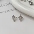 Silver leaf ear cuffs minimalist chic plant style trendy jewelry gift for women daily wear - Silver Leaf Clip-On Earrings (2 Pieces)