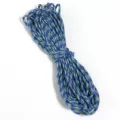 Cordelette tressée camouflage bleu et vert durable pour loisirs créatifs et lacets. - Diamètre environ 2mm / Camouflage Bleu et Jaune
