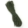 Corde de camouflage en polyester multicolore pour loisirs créatifs, lacets et sangles de sac. - Diamètre environ 2mm / Vert Herbe Camouflage