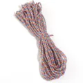 Cordelette en polyester tissé multicolore pour loisirs créatifs, cordons et lacets de chaussures. - Diamètre environ 2mm / Camouflage Arc-en-ciel