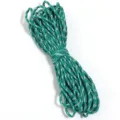 Cuerda de paracaídas trenzada reflectante verde para manualidades DIY y acampada. - Diámetro aprox 2mm / Camuflaje Verde