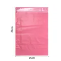 Rosa wasserdichte Plastikversandtasche mit Klebestreifen, strapazierfähige Kleidung. - 25X35cm(Mitteldick) 20 Stück/Packung / Rosa