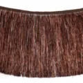 Finitura con frange marroni per decorazioni di feste, nastro di frange per abbigliamento artigianale. - 1 Yard/Confezione / Marrone