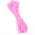 Corde en polyester camouflage rose, détail pour travaux manuels DIY et lanières de sacs. - Diamètre environ 2mm / Camouflage Rose