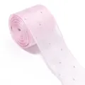 Rosa transparente Strass-Netzband-Rolle für DIY-Bastelgeschenkverpackung Schleifen Zubehör. - Breite 4cm 5 Yards/Rolle / Rosa