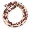 Colorful glass electroplated wheel spacer beads for DIY bracelet necklace jewelry making accessories. - Half Beige Ceramic-look PVC decoration