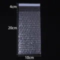 Transparante zelfklevende bubbeltjesenvelop en gewatteerde verzendtas 10x20cm - Set van 20 Stuks / Transparante Noppenfolie Zak Maat Ongeveer 10X20+4cm