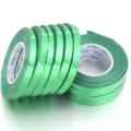 Green metallic ribbon rolls for balloon wrapping, gift packaging, and party decorations. - 5mm Width 10m Length / Green