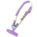 Buntes kurzes Handgelenkband fuer Handy, Kamera und Schluessel, strapazierfaehiges Band. - Lila
