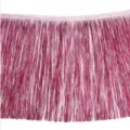 Tendina con frange metalliche rosa sfondo in lamina per festa compleanno e decorazione - 1 Yard/Confezione / Rosa