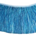 Variante tenda con frange in tinsel blu per decorazione festa e sfondo scenografico. - 1 Yard/Confezione / Blu