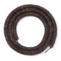 Natural black coconut shell spacer beads loose abacus beads for DIY bracelet jewelry making. - 320 Pieces Pack (Approx 2X6mm) / Brown