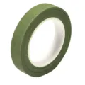 Detalle de cinta de enmascarar de papel crepé verde en rollo, ideal para arreglos florales y arte. - Ancho Aprox 1.2cm (20Yardas/Rollo 1Rollo/Paquete) / Verde claro