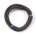 PU Leather Braided Rope Colorful DIY Bracelet Jewelry Material Fashion Accessory Craft Supply - 1 Meter / Green White Red