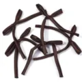 Detail shot of brown satin ribbon bows, ballet style DIY clothing accessories and gift decorations. - 10 Pieces Pack / Coffee
