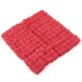 Wholesale artificial red PE foam rose flower heads with mesh for wedding and home decor details. - Red