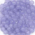 Perles rondes en verre violet en vrac pour fabrication de bijoux DIY, bracelets et colliers. - Mauve Clair