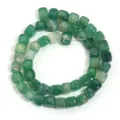 Green agate square cube loose beads for DIY jewelry making and bracelet accessories - 8x8mm (Approx. 46 Pieces/Pack) / Green Agate Cube Bead