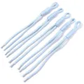 5pcs light blue woven nylon lanyards diy handmade keychain phone straps accessories - 5 Pieces Pack (Length 24-28cm) / Light Blue