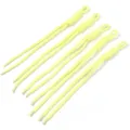 Handcrafted yellow nylon woven braided rope lanyards for keychain phone charms bag decoration accessories - 5 Pieces Pack (Length 24-28cm) / Goose Yellow