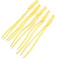 Yellow handmade woven nylon cord detail display, versatile diy accessories, fine craftsmanship. - 5 Pieces Pack (Length 24-28cm) / Yellow