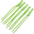 Handcrafted nylon braided lanyard for phone case keys and bag accessories vibrant green - 5 Pieces Pack (Length 24-28cm) / Fruit Green