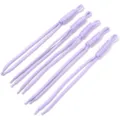 Handcrafted woven nylon cord lanyard for bags keychains phone charms stylish accessories. - 5 Pieces Pack (Length 24-28cm) / Light Purple