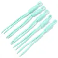 Mint green woven nylon lanyard, handmade keychain cord and phone strap accessories 5pcs - 5 Pieces Pack (Length 24-28cm) / Mint Green