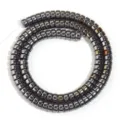 Electroplated glass wheel spacer beads for DIY handmade bracelets and necklaces accessories. - Solid Medium Purple Silver Champagne