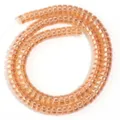 Electroplated glass wheel spacer beads, amber color DIY jewelry making bracelet loose beads. - Single Color Amber