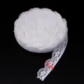 Λευκή ελαστική δαντέλα 1.5cm πλάτος για νυφικό εσώρουχο ράψιμο και διακόσμηση DIY. - 1.5cm Πλάτος x 5 Γιάρδες/Πακέτο / Ζαχαρί