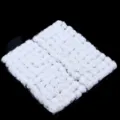 White PE foam rose heads with mesh for wedding hotel decoration and DIY craft accessories - White