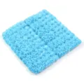 Blue PE foam rose flower heads with mesh backing, perfect for wedding and home decoration. - 144 Pieces/Pack / Blue / 1.7cm Diameter
