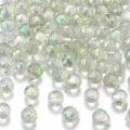 Iriserende gefaseerde kristal kralen DIY aardbei vorm losse sieraden accessoires. - Gefacetteerde Aardbei (Horizontaal Gat) / 8x9mm (50 Stks./Verpakking) / Lentegroen