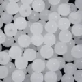 Perles rondes en verre blanc perles en vrac pour bijoux faits à la main DIY bracelet. - Blanc