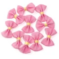 Fiocchi a quadretti rosa e bianchi accessori per mollette per capelli fai da te set - 3.5cm*5.5cm / Rosso rosa