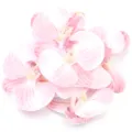 Artificial pink phalaenopsis orchid flower heads for home decoration and floral arrangements. - 5 Pieces/Pack (Approx 7.5x8cm) / Light Pink
