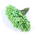 Künstliche grüne mattierte Beeren Staubgefäße DIY Blumen Zubehör für Handwerk Sträuße - Beerenstaubblatt Grün
