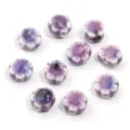 Perline di fiori in ceramica perline sfuse margherita a cinque petali per braccialetto fai da te - Margherita Stile Concubina Viola