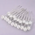 Pearl hairpins set U-shaped bridal hair accessories wedding hair styling tools daily wear fashion - Luxurious Hairpin Set (HS-J5837)